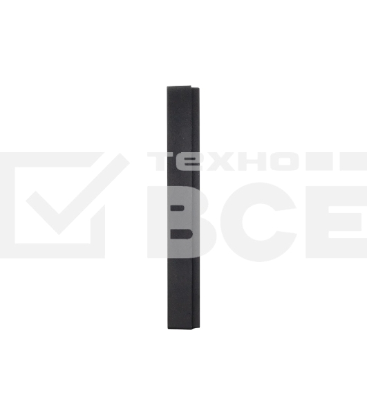 Рамка 2-местная Эпика EKF UP1-FPB-02 черная, пластик