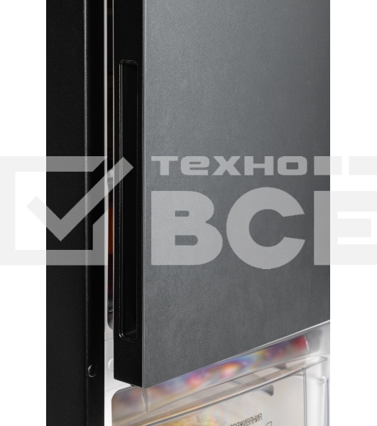 Холодильник Nordfrost NRG 162NF DTM темный титан двухкамерный 205/105л морозилка снизу, No Frost