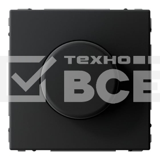 Светорегулятор поворотно-нажимной (диммер) ArtGallery LED RC 400Вт механизм карбон SE GAL001023