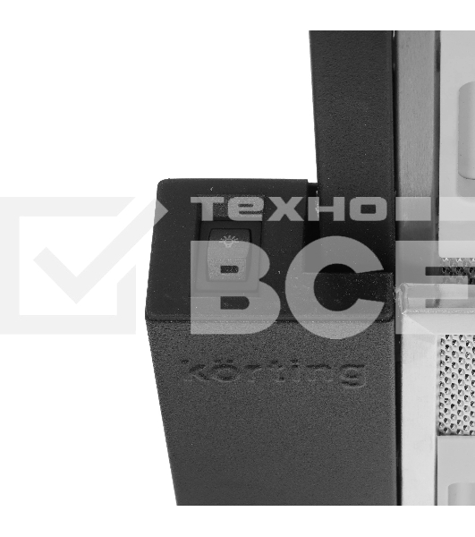 Вытяжка встраиваемая Korting KHP 6617 RN черный/бронзовый, 60 см, 650 куб. м/ч, 58 дБ