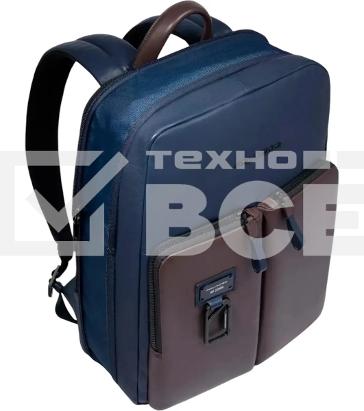Рюкзак Piquadro Harper CA6311AP/BLUTM синий/коричневый кожа