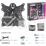 Кронштейн для телевизора Kromax Casper-202 черный, 20'-43' макс. 30 кг, настенный, поворот и наклон, фото4