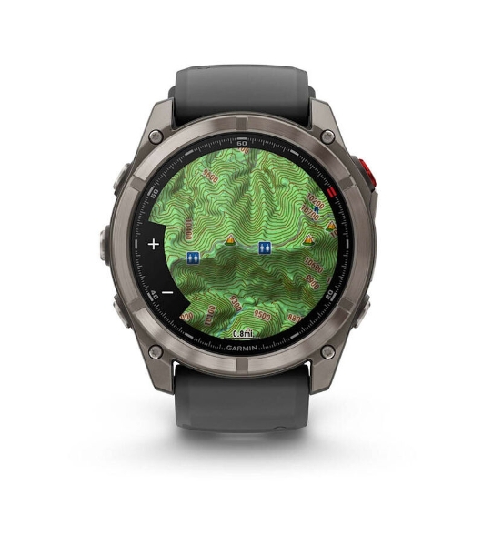 Умные часы Garmin Fenix 8 Pro 51mm AMOLED, 1.4' AMOLED, ANT+, Bluetooth, Wi-Fi, NFC, 10 ATM, серебристый / желтый