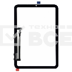 Сенсорное стекло (тачскрин) для iPad Mini 6 2021 (A2567, A2568), черное, фото 1