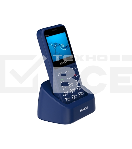 Мобильный телефон Maxvi B231ds синий