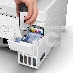 МФУ струйное Epson EcoTank L5296 (C11CJ65411) белый, A4, ч/б печ. 33стр/мин., цв. печ. 15стр/мин., 5760x1440 DPI, 2400х1200 DPI, USB, Ethernet, Wi-Fi, фото4