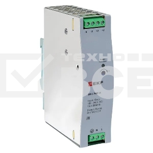 Блок питания на дин рейку EKF DR-E-75W-24 75Вт Uвх 220В AC Uвых 24В DC постоянного тока