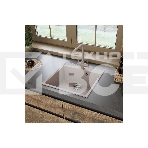 Кухонная мойка Maunfeld Perla 505 MFQS-505BG бежевый, фото3