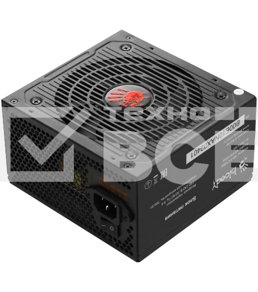 Блок питания Bloody BD-PS700W, 700Вт, 80 PLUS WHITE, 120мм, черный