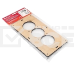 Шаблон для подрозетников EKF Expert sh-d68-3 c 3 отверстиями d 68 мм, фото2