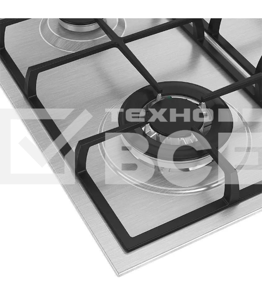 Газовая варочная поверхность Hotpoint HGMT 641 IX, нержавеющая сталь