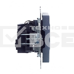 Розетка 1-местная IEK BRITE 16А РС14-1-0-БрМ с заземлением, с защитными шторками, 16А, маренго, фото3