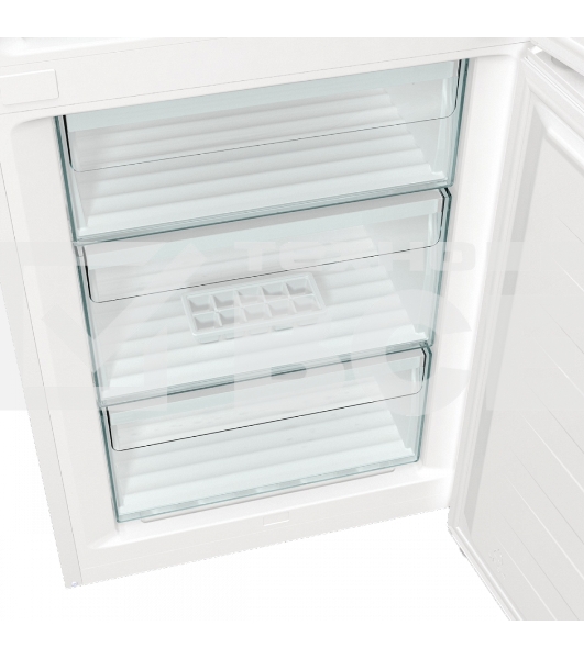Холодильник Gorenje NRK619EEW4 белый двухкамерный 203/99л морозилка снизу, No Frost