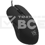 Мышь проводная Defender Oria GM-178 черный, 3600 dpi, USB, кнопки - 6, фото4