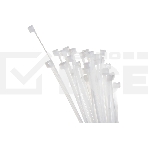 Нейлоновые стяжки Fortisflex КСС 3х200 мм белый 100 штук, фото4