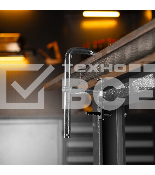 Струбцина Denzel F-образная, 80x150 мм, кованая