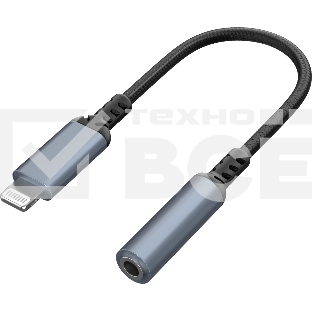 Переходник Defender JACK03-02 PRO 3.5 jack(F)-Lightning(M) c ЦАП 1