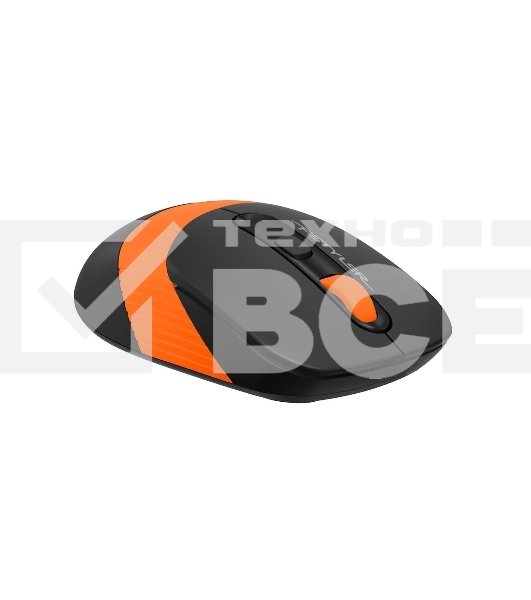 Комплект клавиатура+мышь A4Tech FStyler FG1010 беспроводной, USB, 2000 DPI, чёрный/оранжевый