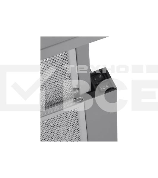 Вытяжка встраиваемая Maunfeld VS Fast 60 нержавеющая сталь, 60 см, 850 куб. м/ч, 47 дБ