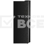 Холодильник Maunfeld MFF177NFSB черный глянц. двухкамерный 263/170л морозилка сбоку, No Frost, Side by Side, фото3