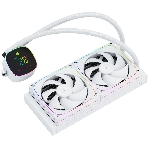 Система жидкостного охлаждения Thermalright Frozen Horizon 240 Digital (240мм, LED temp., White, ARGB/Fans: 2x120мм, 68.9CFM, 28.2dBA, 2000RPM/Pump height 53.2мм, Rad thickness 27мм/S: 1700, 1200, 1851, 115X, AM5, AM4), фото9