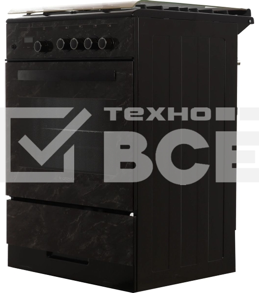 Плита газовая Gefest ПГ 6300-03 0054 коричневый, конфорок 4 шт, духовка 52 л, 60 см x 85 см x 60 см