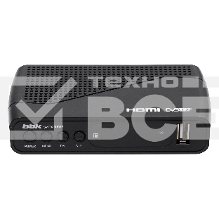 Приставка для цифрового ТВ BBK SMP028HDT2 черный, DVB-T2, DVB-T, HDMI, USB 2.0