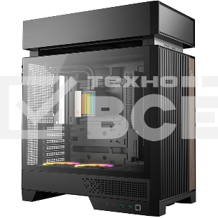 Корпус DeepCool CL6600, Midi-Tower, чёрный, 5 x 120 мм