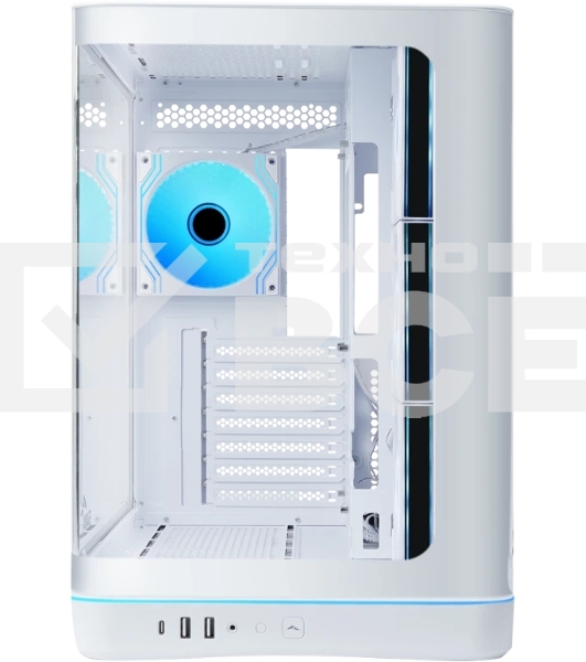 Корпус SAMA V62S, Midi-Tower, белый, 4 x 120 мм