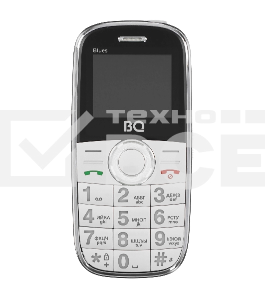 Мобильный телефон BQ 1867 Blues серебристый