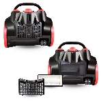 Пылесос Ginzzu VS437 черный/красный, 420/2400 Вт, уборка сухая, пылесборник контейнер 2,5 л, фото3