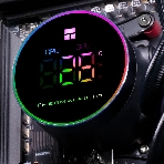 Система жидкостного охлаждения Thermalright Frozen Magic 360 Digital V2 ARGB Soc-AM5/AM4/1200/1700/1851 черный 4-pin 28dB Al LCD Ret (F-MAGIC-360-DIGITAL-BL-ARGB-V2), фото6