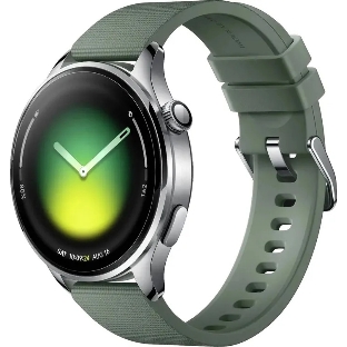 Умные часы Xiaomi Xiaomi Watch 5, 1.54' AMOLED, 5G, USB Type-C, защищённый корпус, серебристый / зеленый