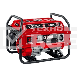 Электрогенератор бензиновый Зубр СБ-3300, 3.3 кВт, 72 дБ, 44 кг
