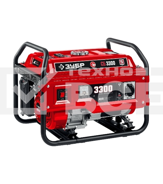 Электрогенератор бензиновый Зубр СБ-3300, 3.3 кВт, 72 дБ, 44 кг