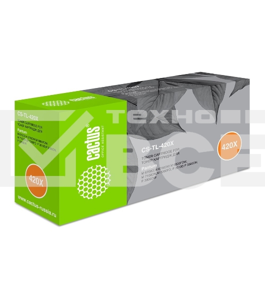 Картридж лазерный Cactus CS-TL-420X TL-420X черный (6000стр.) для Pantum P3010D/P3010DW/P3300D/P3300DN/P3300DN(RU)/P3300DW