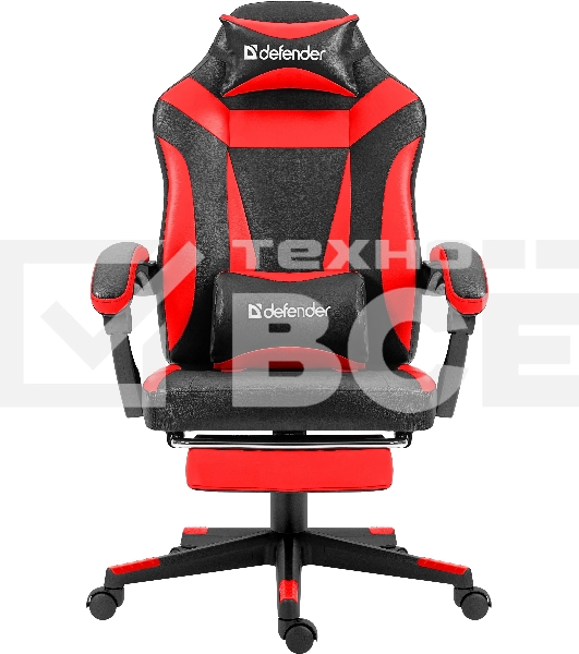 Кресло игровое Defender CRUISER BLACK/RED PU
