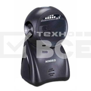 Сканер штрих-кода стационарный Mindeo MP725 Kit, 1D/2D имидж, проводной, 45 скан/сек, чёрный
