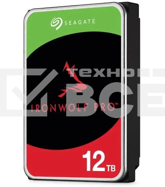 Жесткий диск Seagate SATA-III 12Tb ST12000NT001 NAS Ironwolf Pro 512E (7200rpm) 256Mb 3.5