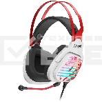 Наушники с микрофоном A4Tech Bloody G560 белый/красный 2м мониторные оголовье (G560 NARAKA), фото 1