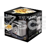 Фритюрница  Endever Skyline FR-113, черный-стальной, фото 1