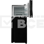 Холодильник Hitachi HRTN7489DFBBKCS черный инвертер двухкамерный 333/117л морозилка сверху, No Frost, фото3