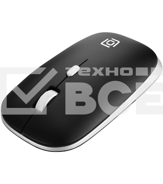 Мышь беспроводная Oklick 599MWB черный, 1600 dpi, радиоканал, Bluetooth, USB, кнопки - 4