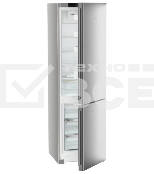 Холодильник Liebherr CNsfd 5703-22 001 Pure серебристый SteelFinish двухкамерный 266/94л морозилка снизу