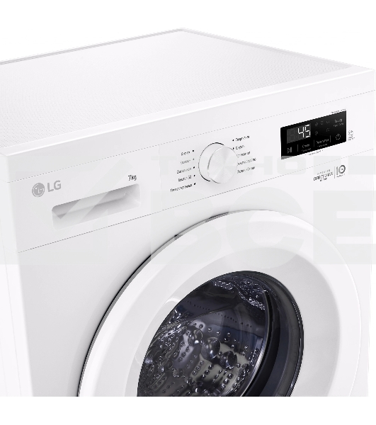 Стиральная машина LG F2Y1HS3W белый, загрузка фронтальная 7 кг, 1200 об/мин., класс: А