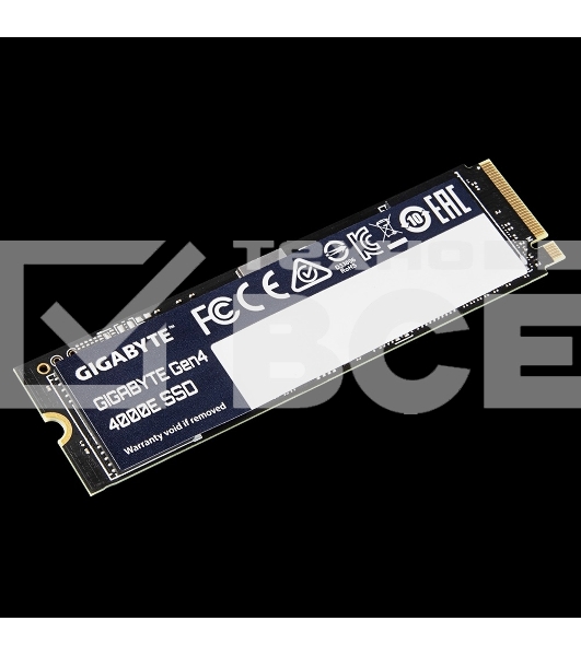 Накопитель SSD Gigabyte 4000E, 1Tb, PCIe 4.0 x4, M.2 2280, NVMe, R/W 4000/3900