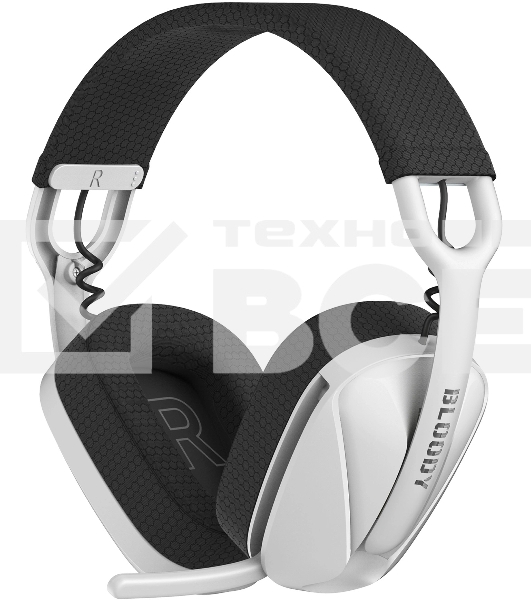 Наушники с микрофоном A4Tech Bloody GR280 Sports белый мониторные оголовье