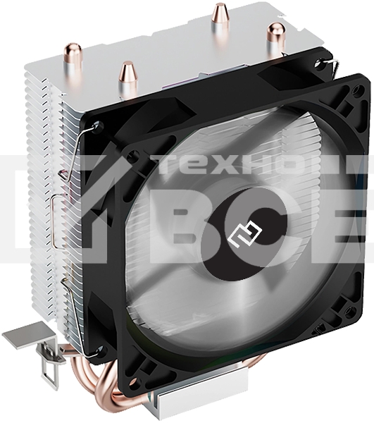 Кулер для процессора Digma D-CPC110-PWM1 черный, 90 мм, алюминий/медь, 2200 об/мин, 23 дБ, 4 pin, 110 Вт, 130 мм