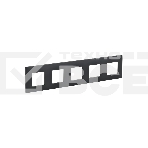 Рамка 5-местная IEK SKANDY SK-F05G (SK-M52-K53) графит, фото 1