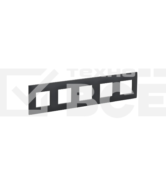 Рамка 5-местная IEK SKANDY SK-F05G (SK-M52-K53) графит